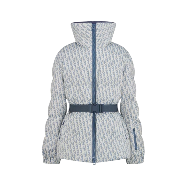 JACKET DIRÒ OBLIQUE BLUE/WHITE