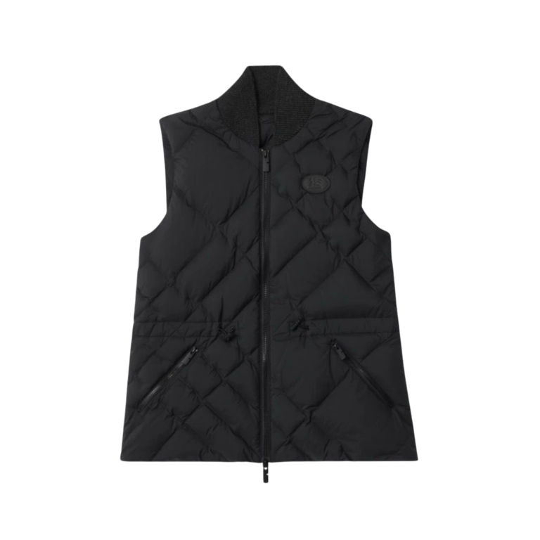 GILET BURBERRY CHECK BLACK