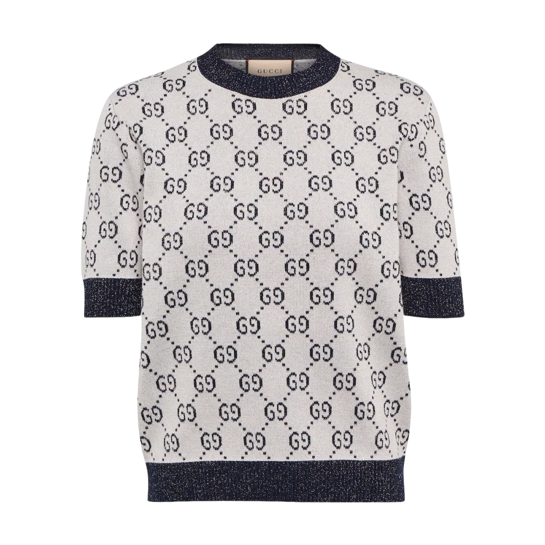 T-SHIRT - GUCCI AVORIO/NERO