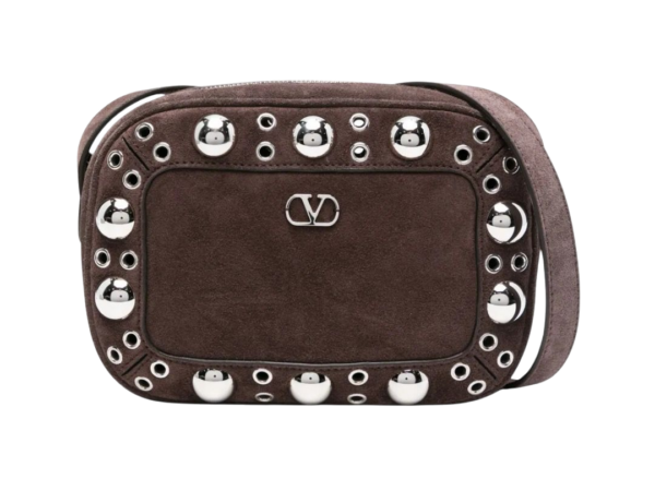 BORSA VALENTINO IN CAMOSCIO CON OCCHIELLI NELLCOTE