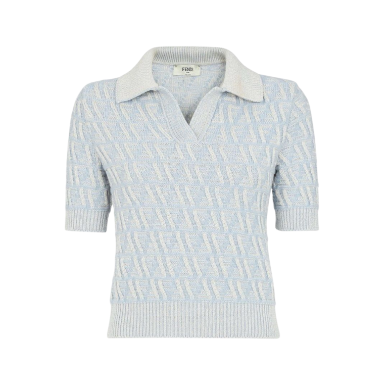 T-SHIRT - FENDI BLU