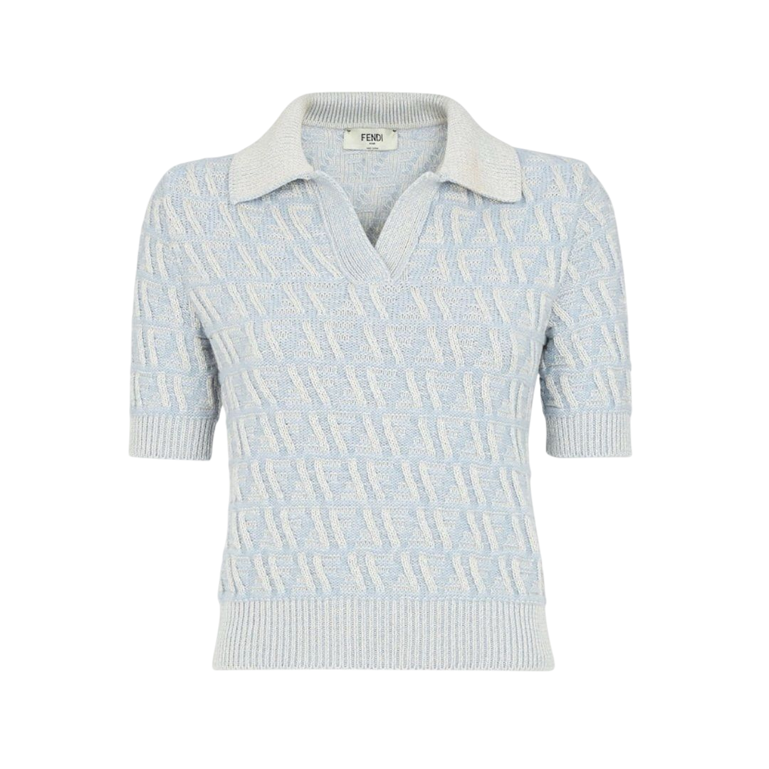 T-SHIRT - FENDI BLU