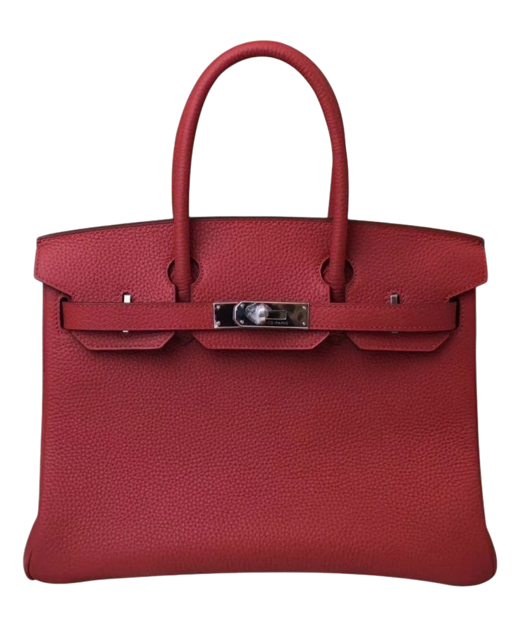 BIRKIN - HERMES 30 TOGO ROSSO