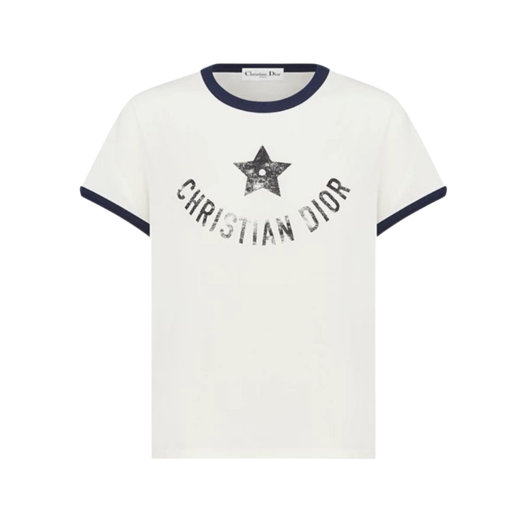 T-SHIRT - DIOR BIANCO/NERO/BLU NAVY