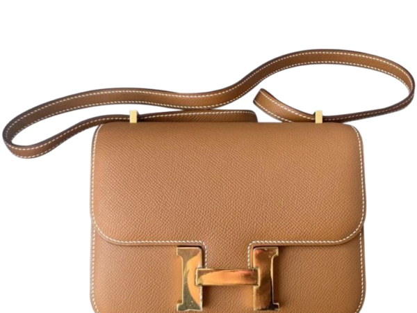 BORSA - HERMES KONSTANZ 19cm MARRONE