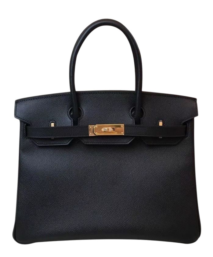 BIRKIN - HERMES  30 EPSOM NERO