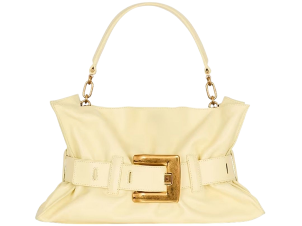 BORSA - BALMAIN MEDIA ANTHEM GIALLO CHIARO/BIANCO