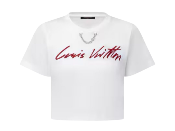 TOP - LOUIS VUITTON CON FIRMA IN CORSIVO