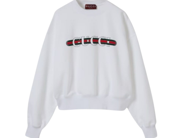 FELPA - GUCCI IN JERSEY DI COTONE CON LOGO STAMPATO