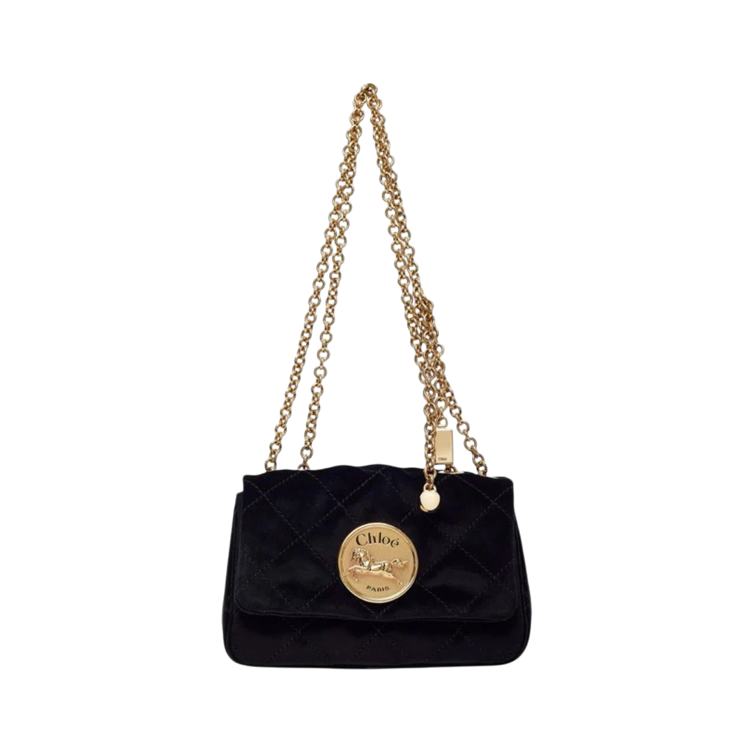 BORSA -  CHLOÈ A SPALLA HERITAGE NERA