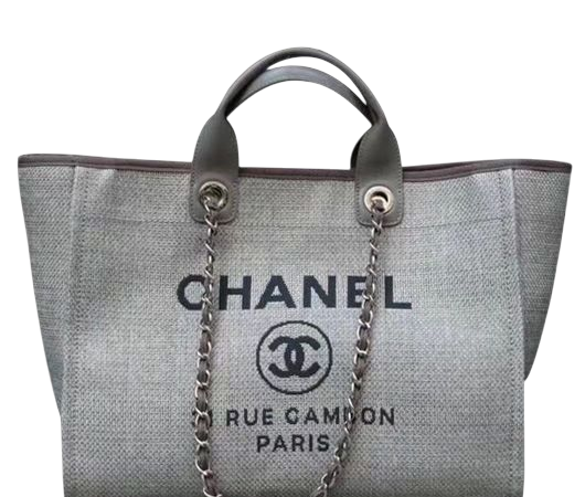 BORSA - CHANEL DEAUVILLE GRIGIO 39 cm