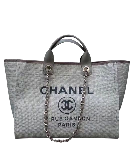 BORSA - CHANEL DEAUVILLE GRIGIO 39 cm