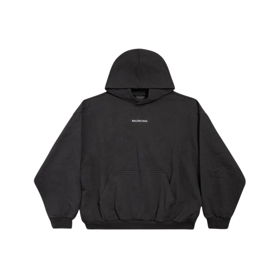 FELPA - BALENCIAGA BACK NERO