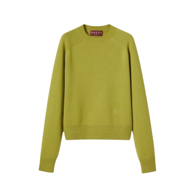 MAGLIONE - GUCCI IN LANA CASHMERE RICAMATO