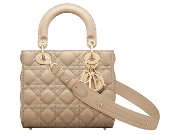 BORSA - DIOR LAMBSKIN CANNETÈ COLOR SABBIA