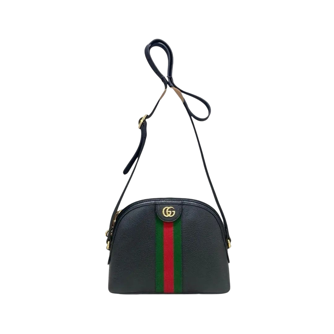 BORSA - GUCCI OPHIDIA DOME LEATHER HANDBAG
