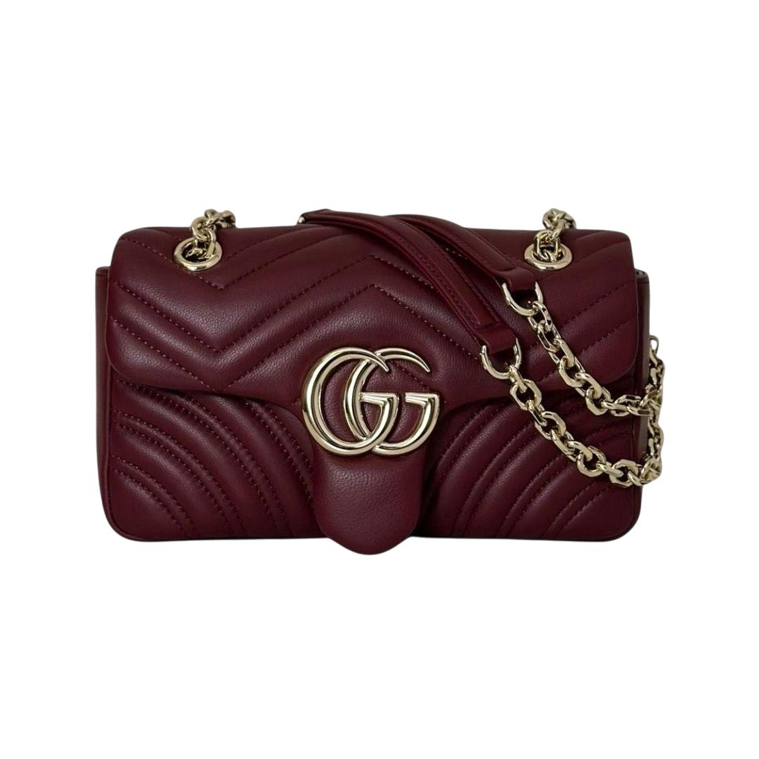 BORSA - GUCCI MARMONT MEDIUM ROSSO
