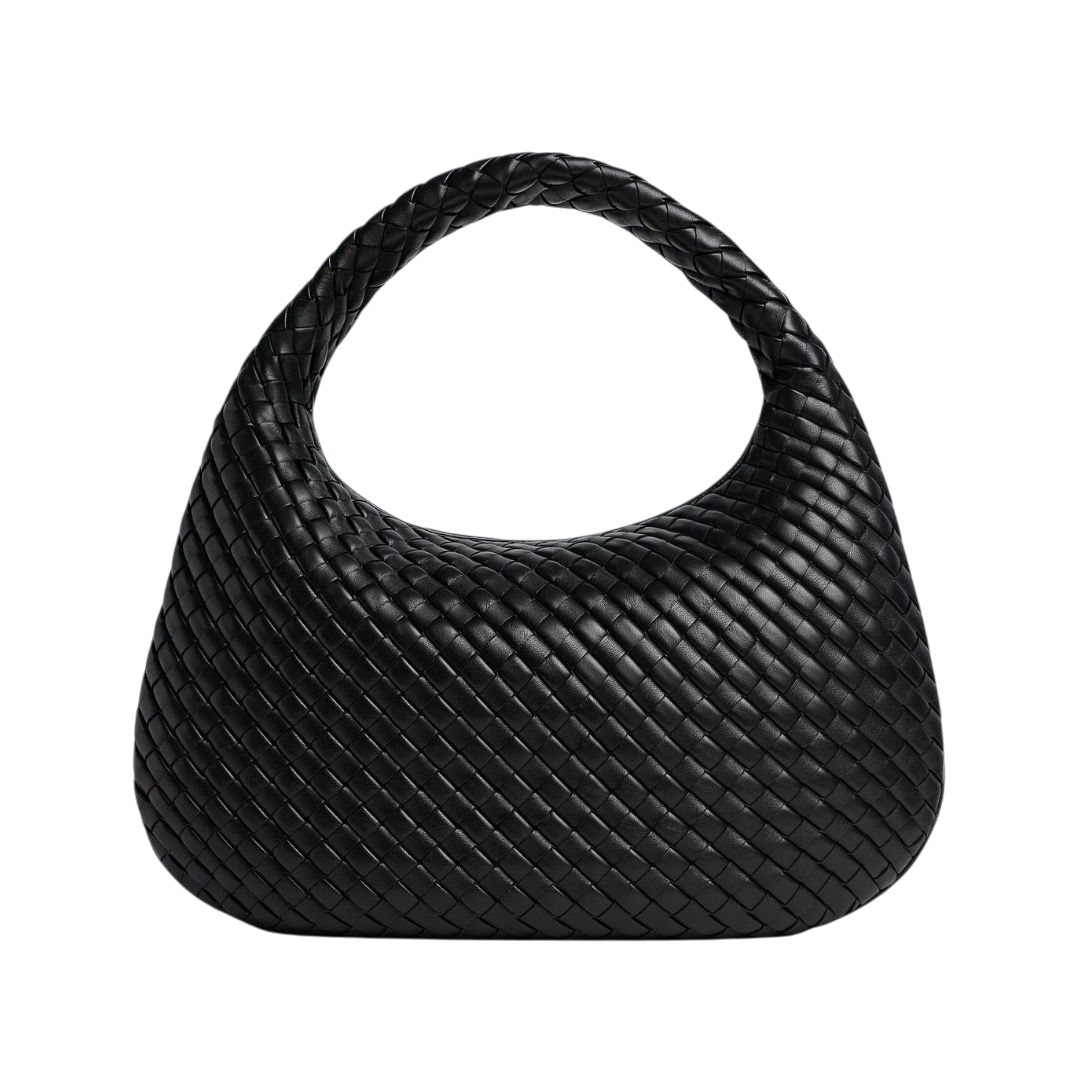BORSA - BOTTEGA VENETA A SPALLA IN NERO
