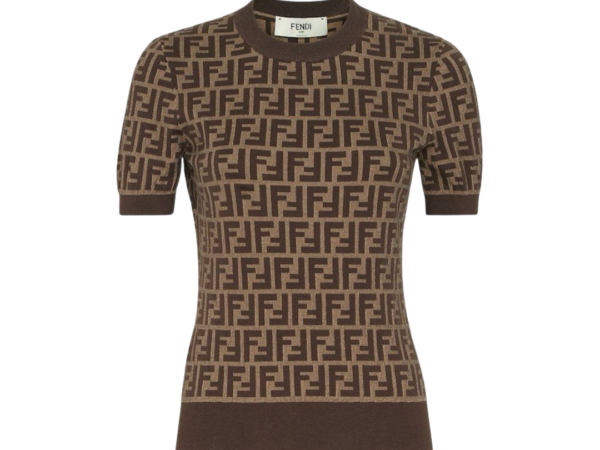 T-SHIRT - FENDI MARRONE