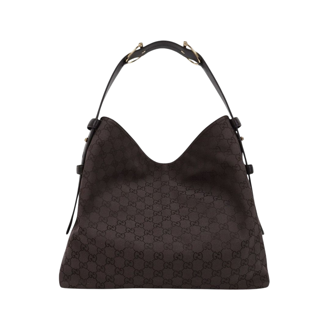 BORSA - GUCCI TOTE GRANDE MARRONE SCURO