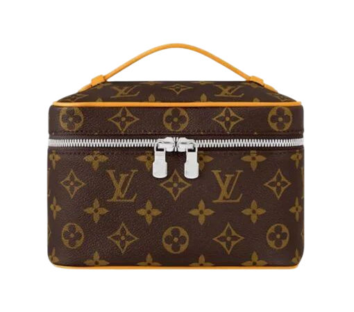 BORSA TRUCCHI - LOUIS VUITTON NICE MINI MARRONE/GIALLO