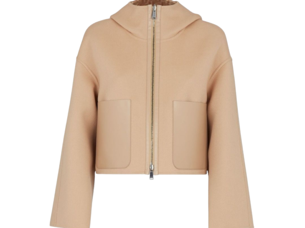 JACKET FEND IN LANA BEIGE REVERSIBILE