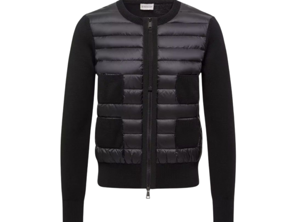CARDIGAN - MONCLER IN LANA CON ZIP