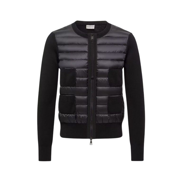 CARDIGAN - MONCLER IN LANA CON ZIP