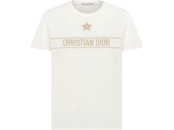 T-SHIRT - DIOR JERSEY ÉCRU ORO