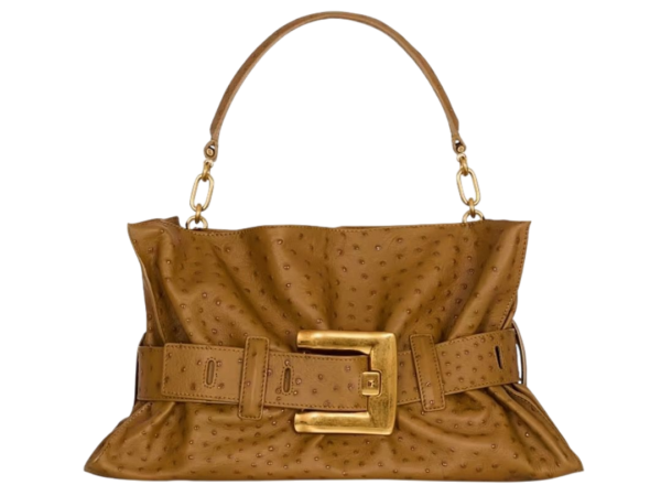 BORSA - BALMAIN ANTHEM VERDE MARRONE