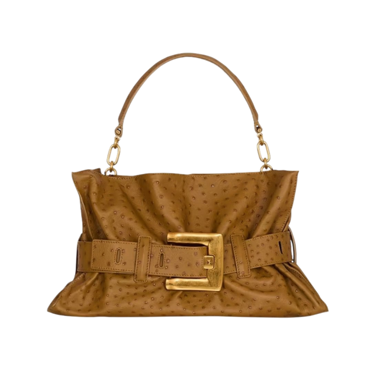 BORSA - BALMAIN ANTHEM VERDE MARRONE