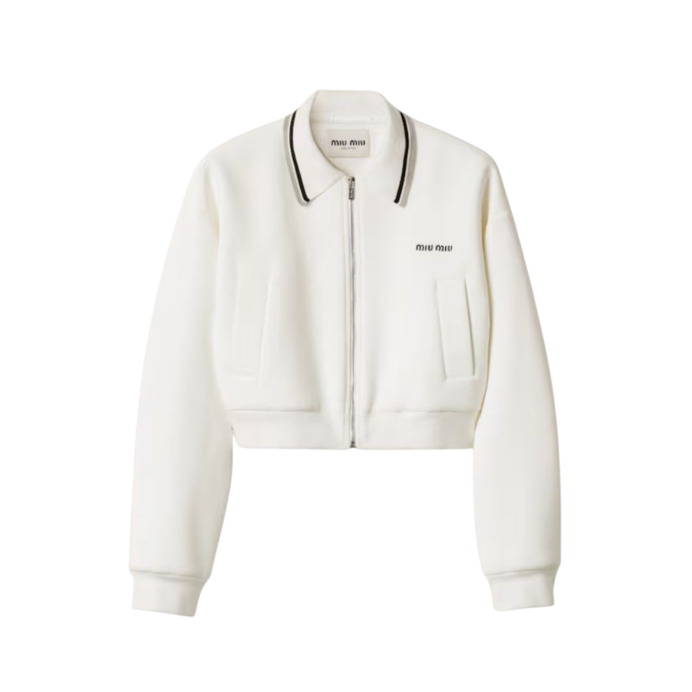 JACKET MIU MIU PIQUET E JERSEY