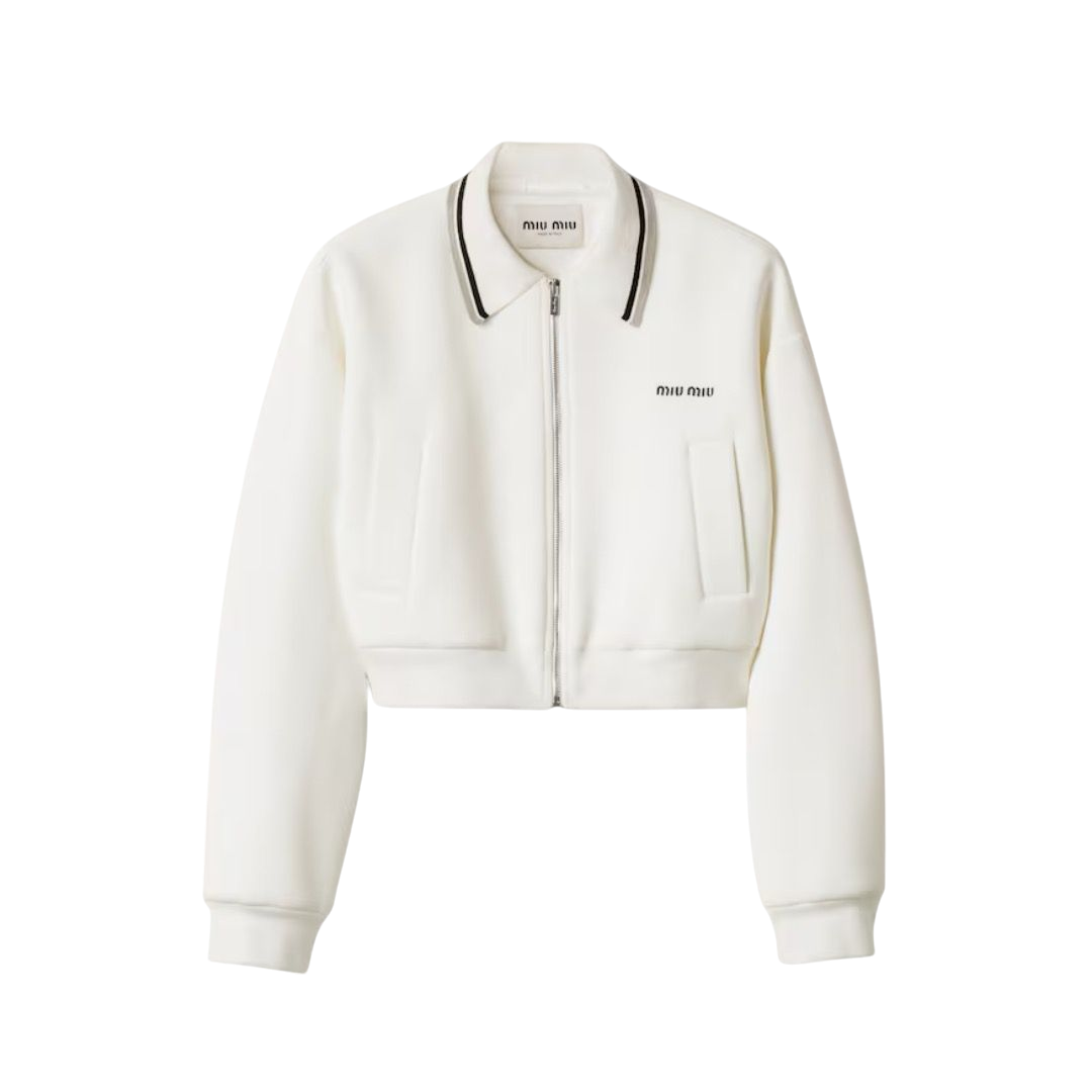 JACKET MIU MIU PIQUET E JERSEY