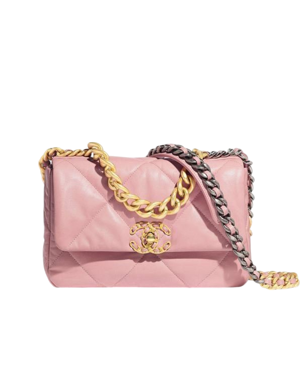 BORSA - CHANEL 19 ROSA 26 cm