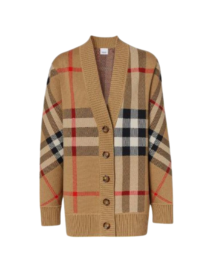 CARDIGAN - BURBERRY MARRONE