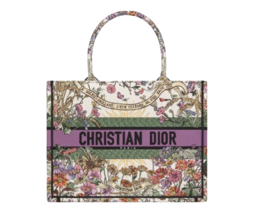 BORSA - DIOR BOOK TOTE MULTICOLOR