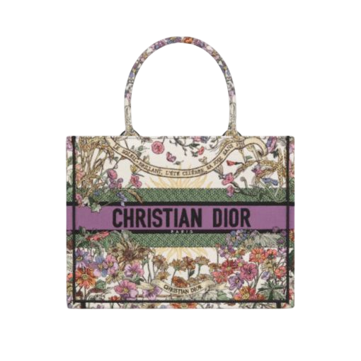 BORSA - DIOR BOOK TOTE MULTICOLOR