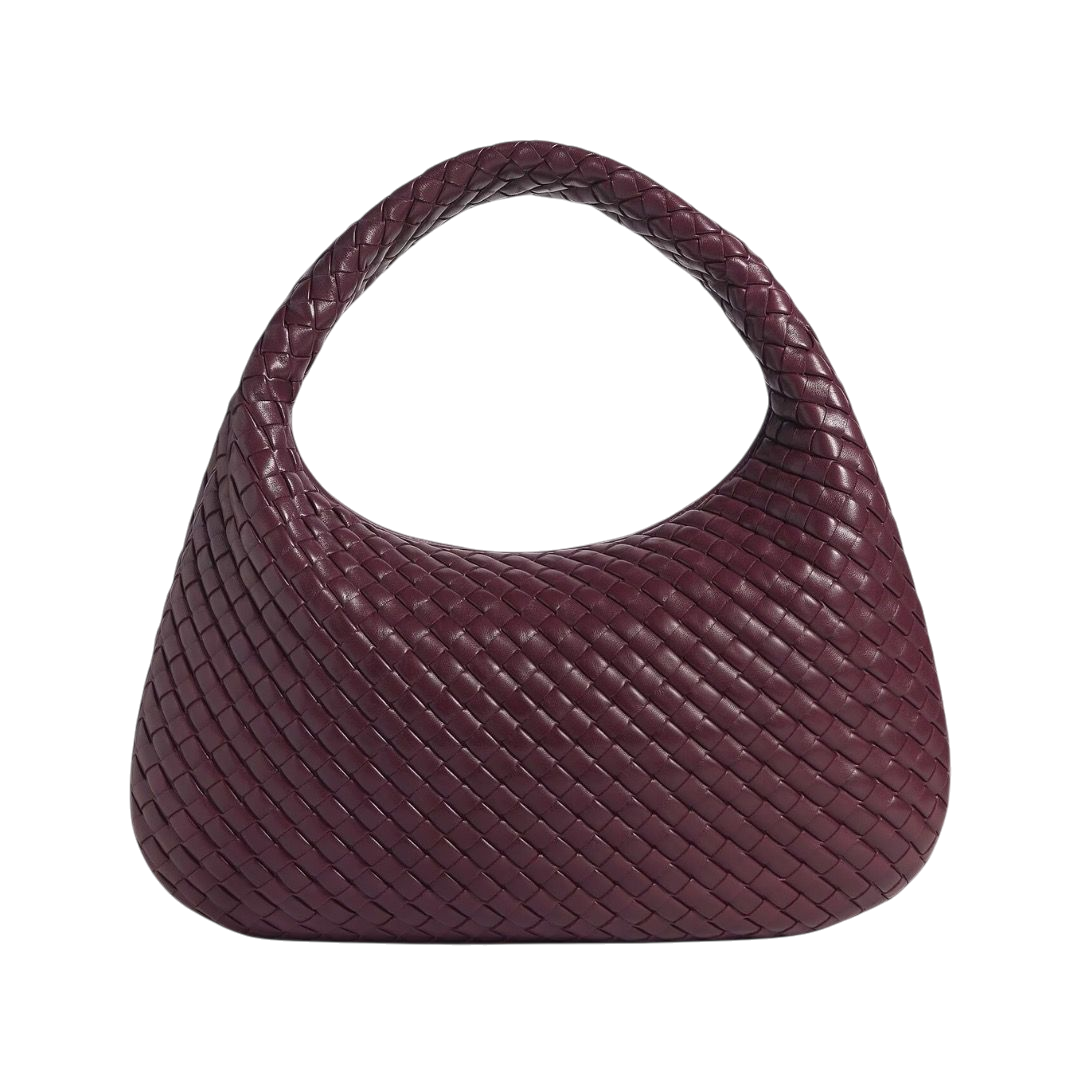 BORSA - BOTTEGA VENETA HOBO ROSSO LAVA