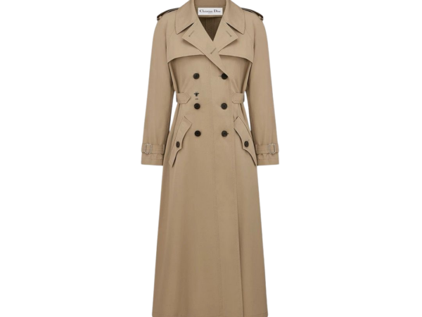 TRENCH - DIOR GABARDINE DI COTONE BEIGE