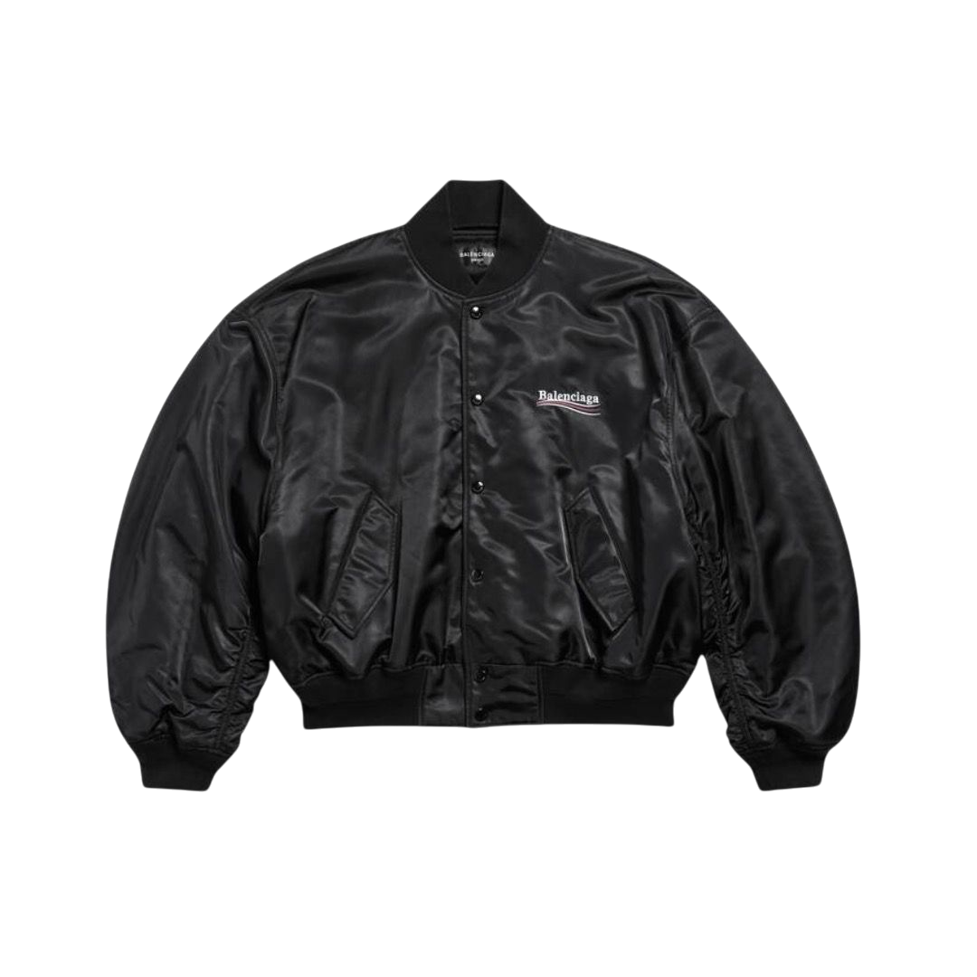 JACKET BALENCIAGA VARSITY BLACK