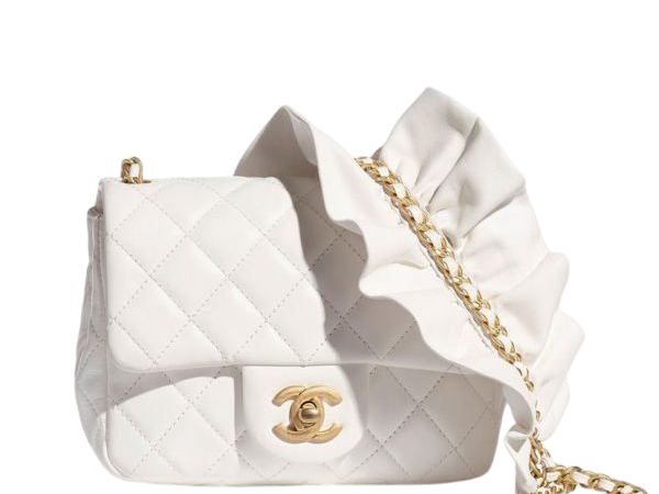 BORSA - CHANEL FOLDING BIANCO