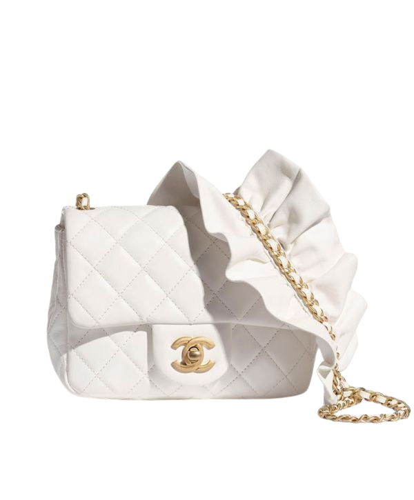 BORSA - CHANEL FOLDING BIANCO