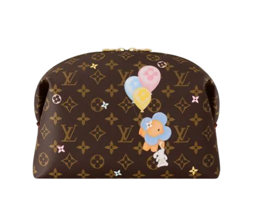 BORSA TRUCCHI - LOUIS VUITTON COSMETICI GM MARRONE