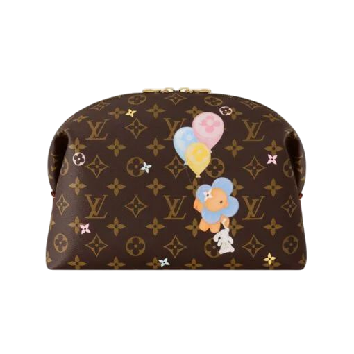 BORSA TRUCCHI - LOUIS VUITTON COSMETICI GM MARRONE