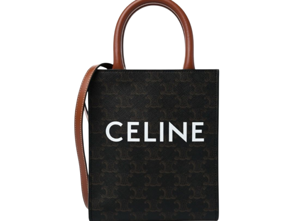 BORSA -  CELINE CABAS TRIOMPHE MARRONE