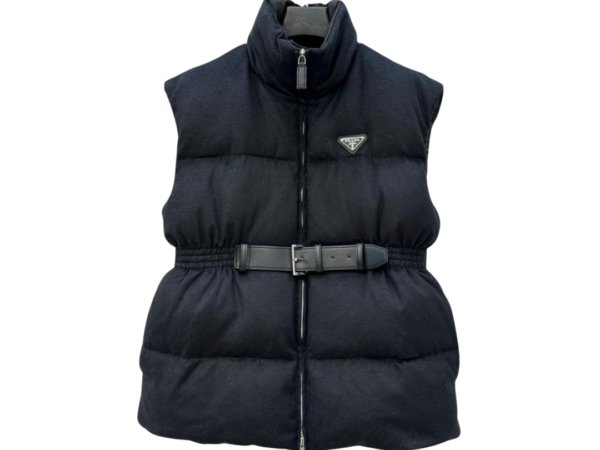 GILET PRADA CON CINTURA
