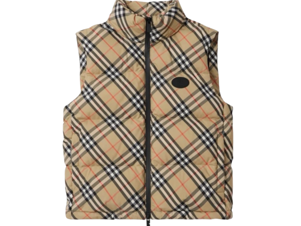 GILET BURBERRY CHECK