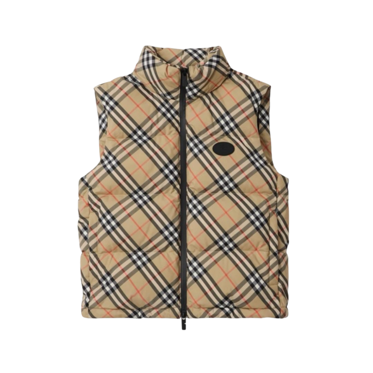 GILET BURBERRY CHECK
