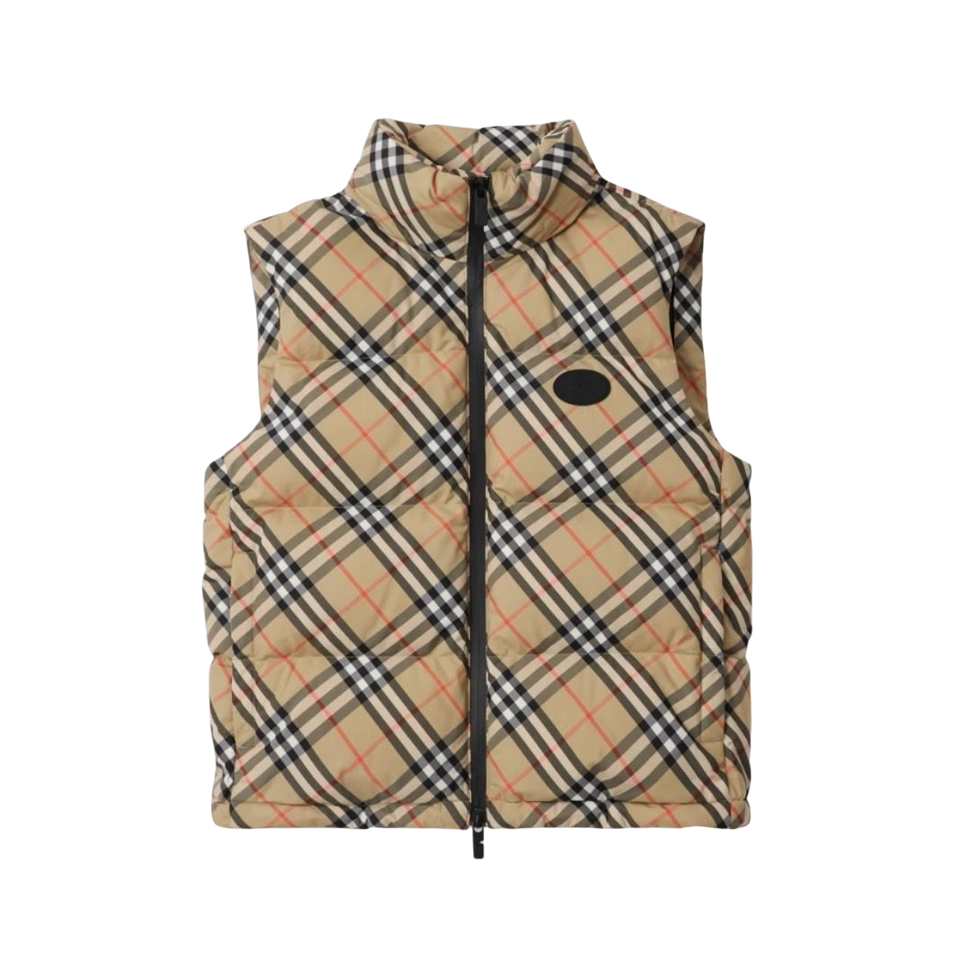 GILET BURBERRY CHECK