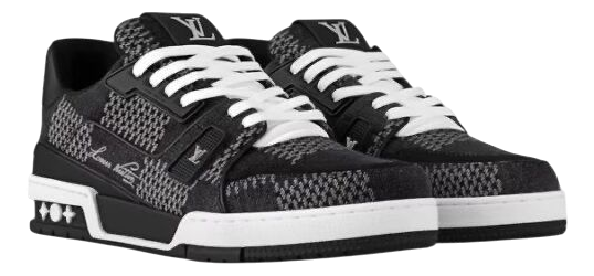 TRAINER PLAID BLACK WHITE